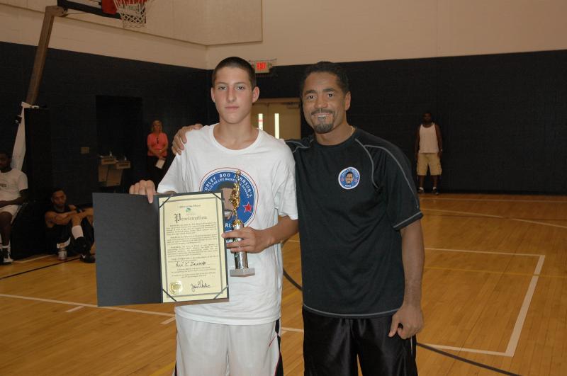 Nick "Z" Zalduendo recieves the Mayors Award